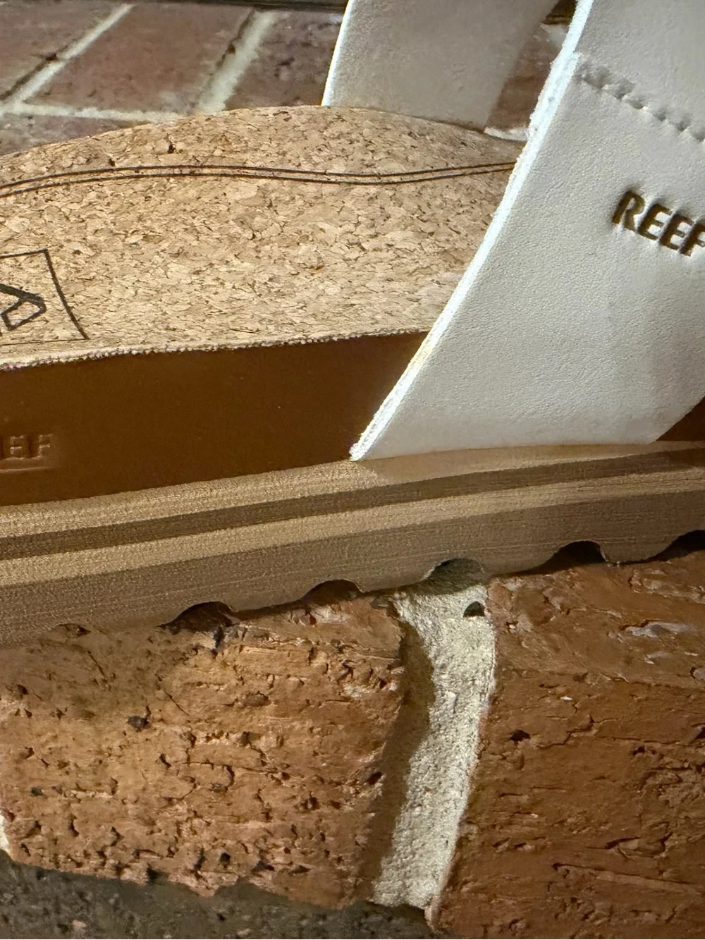 Reef Vintage White Double-Strap Slide Sandal - Picture 6 of 10